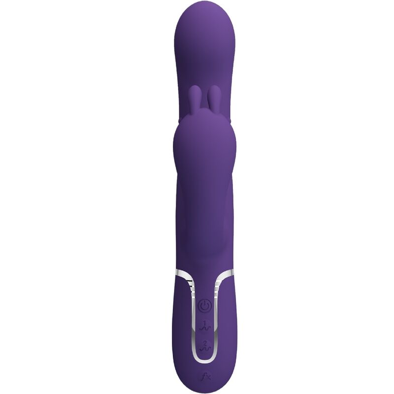 Triplo vibratore rabbit 4 in 1 Viola ‘CAMMY’ PRETTY LOVE