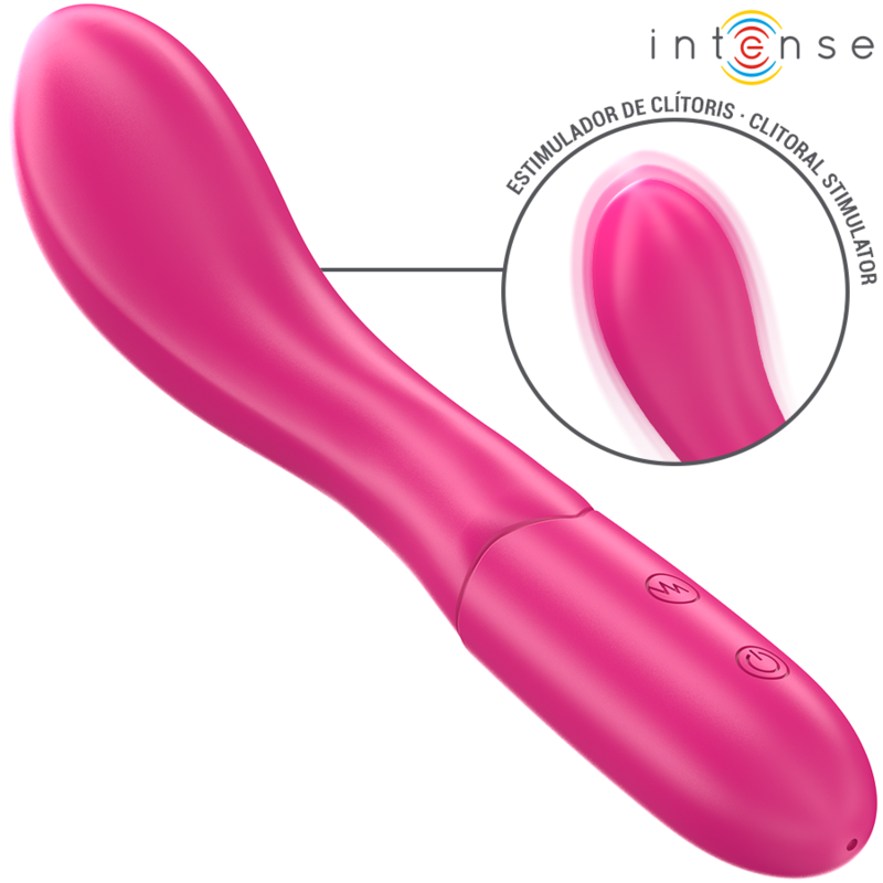 Vibratore rosa flessibile da 18,9 cm con 10 vibrazioni LISETTE INTENSE