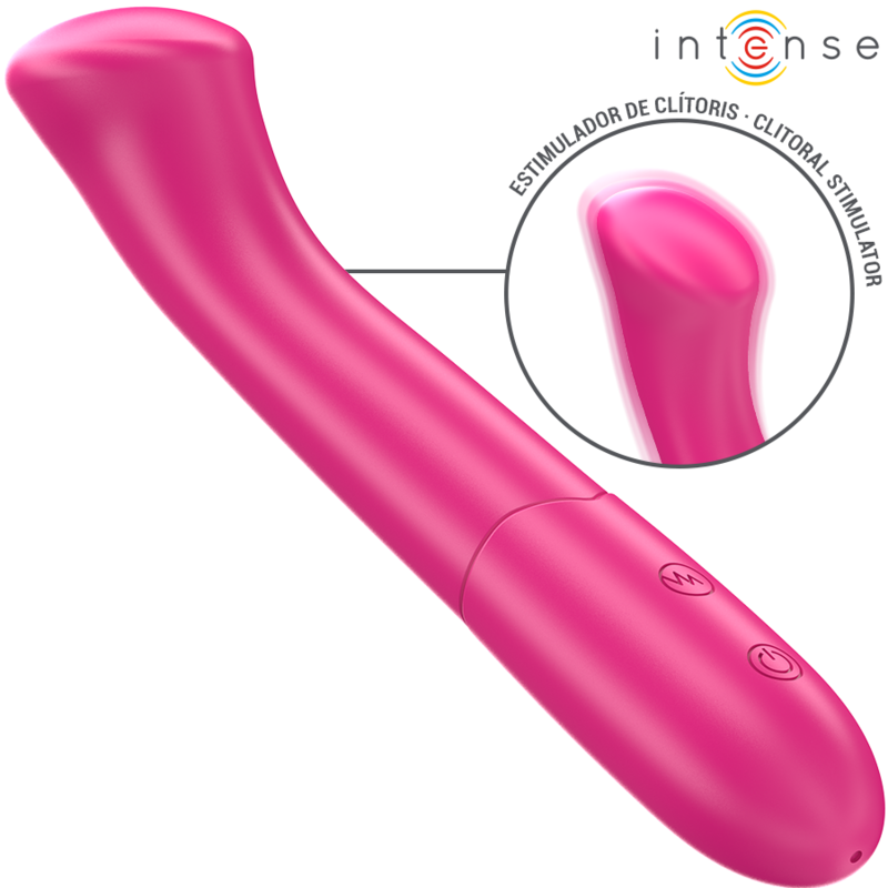 INTENSE – PATY VIBRATORE 19 CM FLESSIBILE 10 VIBRAZIONI MODELLO 2 ROSA