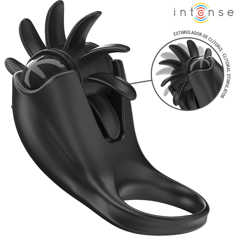 Anello vibrante con stimolatore per il clitoride ‘MABEL’ INTENSE