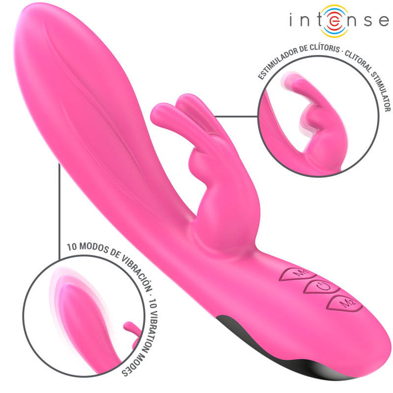 INTENSE – RANDALL VIBRATORE RABBIT 10 VIBRAZIONI ROSA