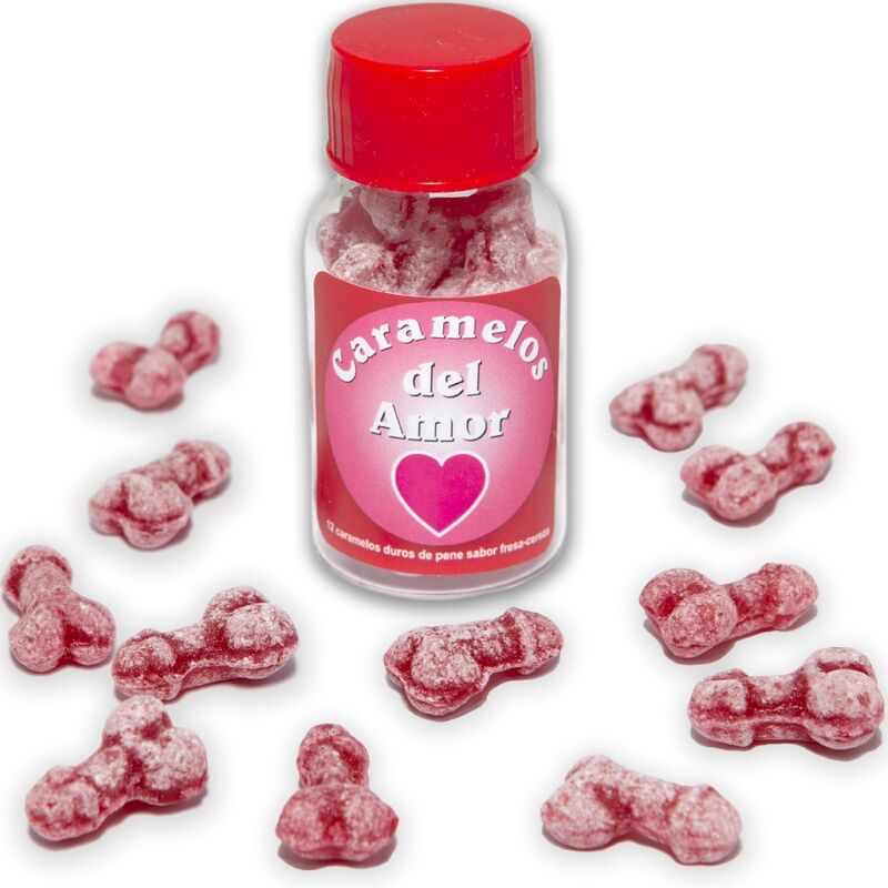 12 Caramelle a forma di pene 'Dell'Amore' DIABLO PICANTE