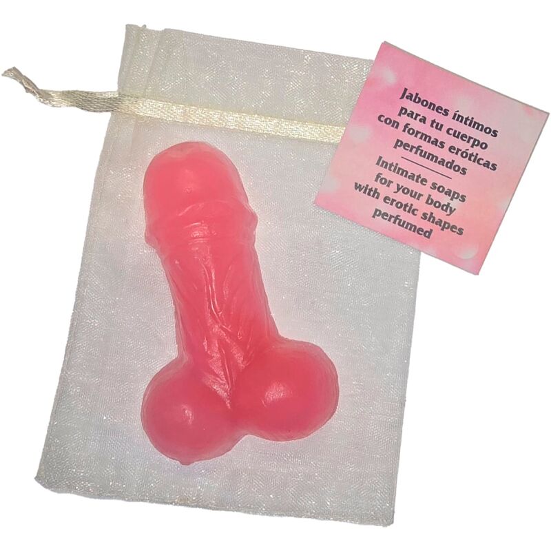 Sapone profumato a forma di pene Rosa DIABLO PICANTE