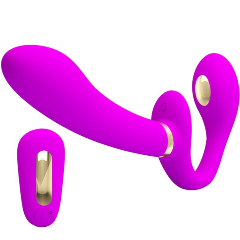 Strapless dildo vibrante con telecomando 'THUNDERBIRD' PRETTY LOVE