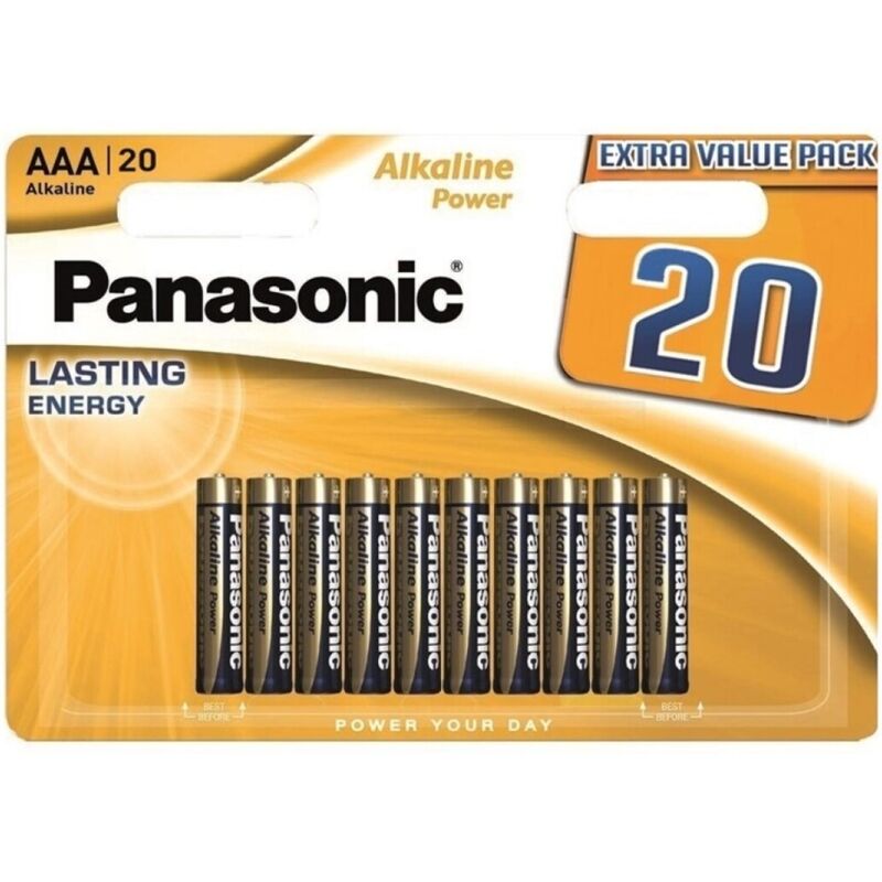 PANASONIC – BATTERIA ALCALINA BRONZO AAA LR03 BLISTER*20