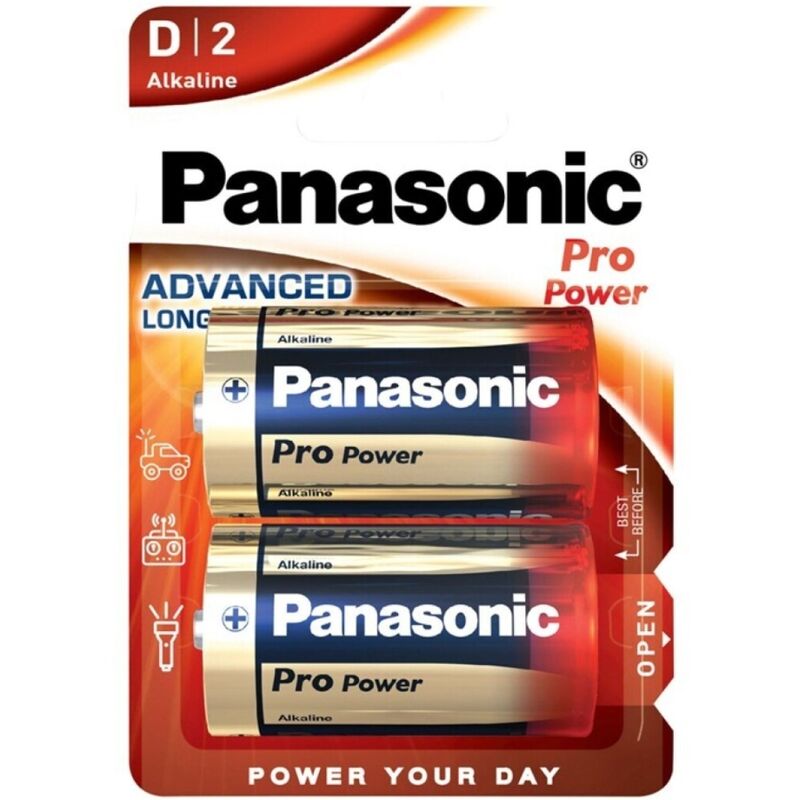 PANASONIC – BATTERIA ALCALINA PRO POWER D LR20 BLISTER*2