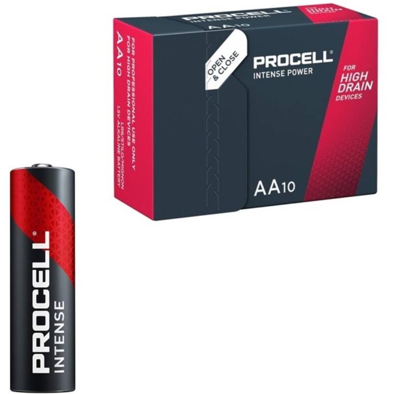 PROCELL – INTENSE POWER ALKALINE LR6 AA 1.5V SCATOLA*10