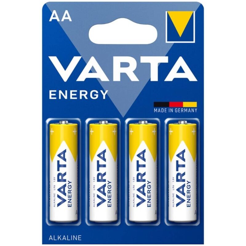 VARTA – ENERGY BATTERIA ALCALINA AA LR6 BLISTER*4