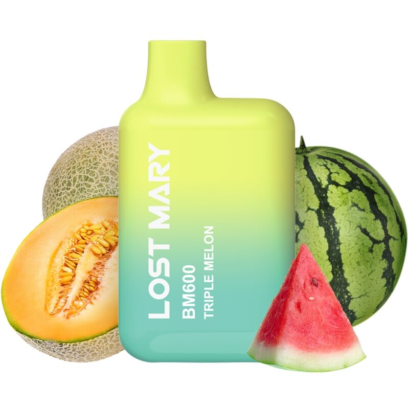 LOST MARY – BM600 NICOTINA VAPER 2% MONOUSO TRIPLO MELONE