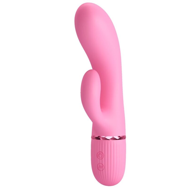 Vibratore rabbit in silicone rosa ‘MARSKI’ PRETTY LOVE