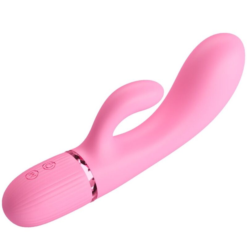 Vibratore rabbit in silicone rosa 'MARSKI' PRETTY LOVE