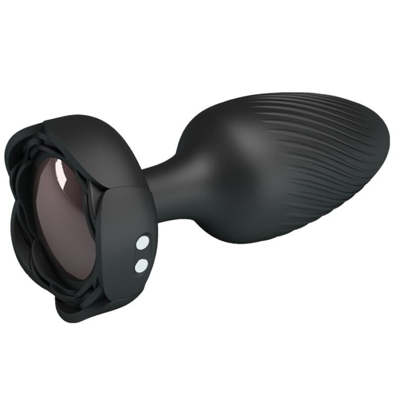 PRETTY LOVE – OSBORN PLUG ANALE CON LUCE LED NERO 9,8 CM