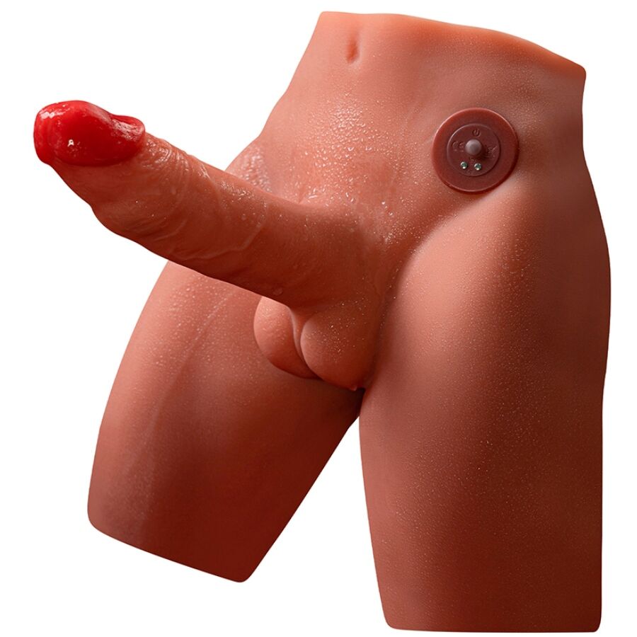 XISE – JASON DILDO MASTURBATORE REALISTICO CON SPINTA E VIBRAZIONE 17 CM