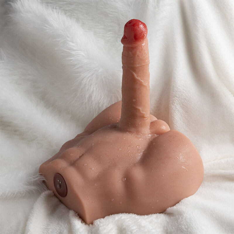 XISE - PEEL DILDO ASS REALISTICO DILDO MASTURBATORE POSIZIONE FRONTALE CON SPINTA 17,5 CM - immagine 5