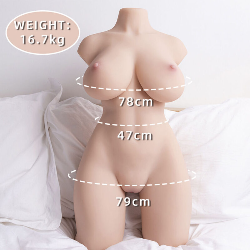 XISE - TORSO REALISTICO FEMMINILE ORDINATO CON SPINTA 71 CM - immagine 3