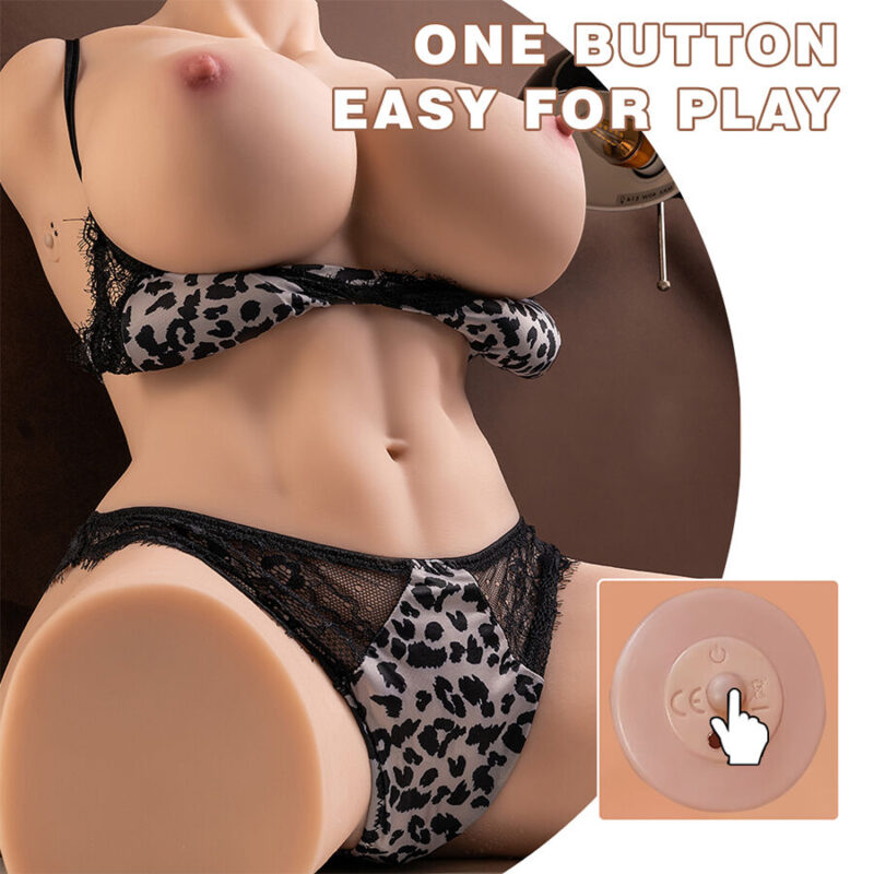 XISE - MURIEL TORSO REALISTICO FEMMINILE CON SPINTA 55 CM - immagine 4