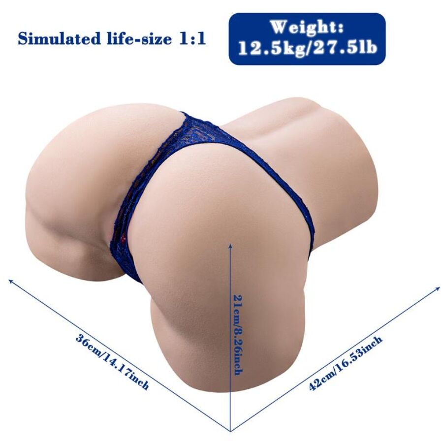 XISE – GINA MASTURBATORE VAGINA REALISTICO MULTIPOSIZIONE CON VIBRAZIONE E TELECOMANDO