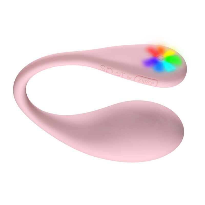 Vibratore femminile indossabile a U rosa ‘SPOT’ KIIROO