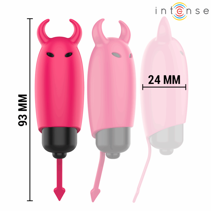 INTENSE - PROIETTILE VIBRANTE SCARLATTO RED DEMON 9,3 X 2,4 CM - immagine 3