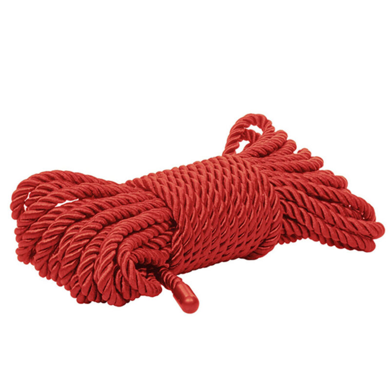 Corda rossa 'Scandal BDSM Rope' 10 m CALEXOTICS - immagine 2