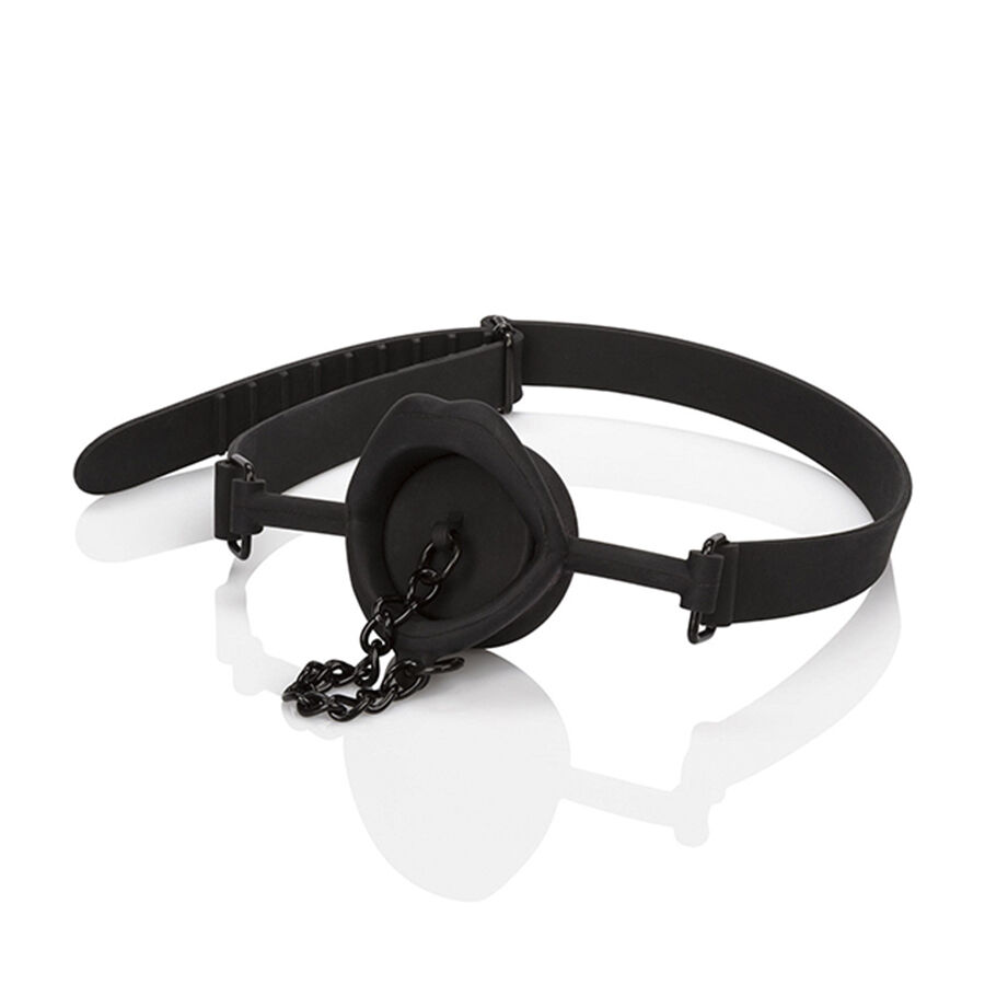 CALEXOTICS – SCANDAL BAFFO CON TAPPO IN SILICONE NERO