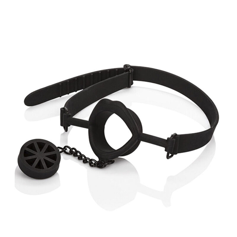CALEXOTICS – SCANDAL BAFFO CON TAPPO IN SILICONE NERO