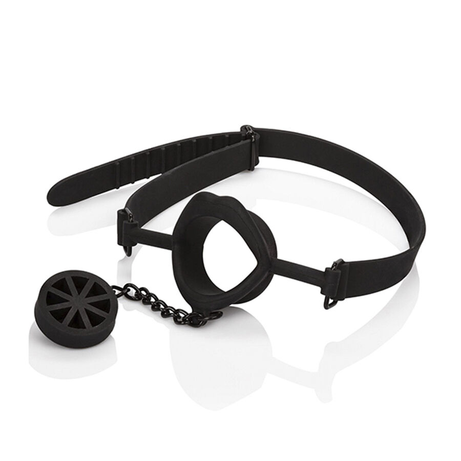 CALEXOTICS – SCANDAL BAFFO CON TAPPO IN SILICONE NERO