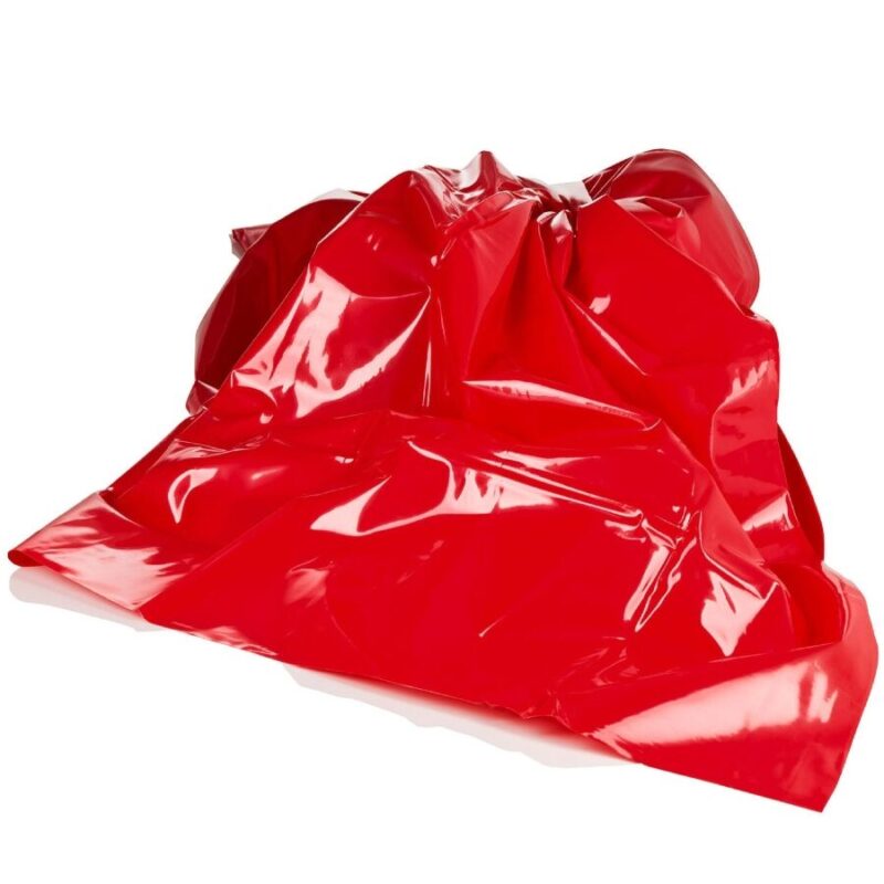 Lenzuolo rosso in PVC ‘Scandal Super Sheet’ CALEXOTICS