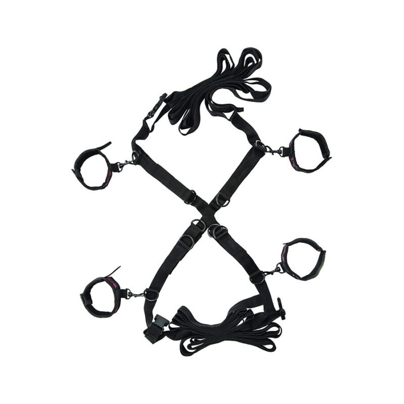 Set di cravatte da letto incrociate ‘Scandal Over The Bed Cross’ CALEXOTICS