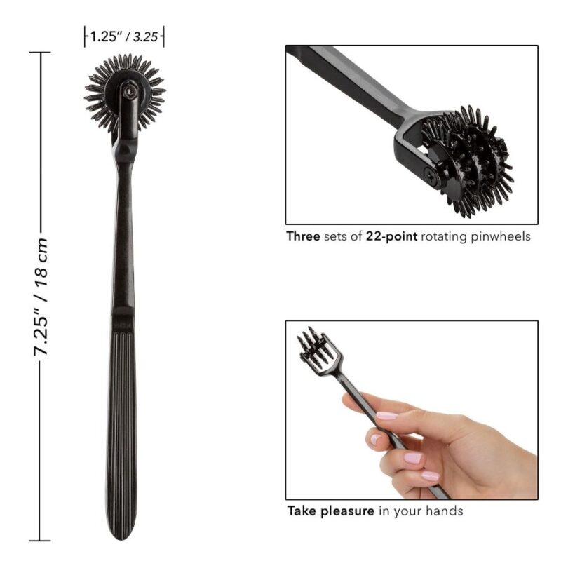 Tripla ruota del piacere 'Scandal Trio Pleasure Wheel' CALEXOTICS - immagine 3