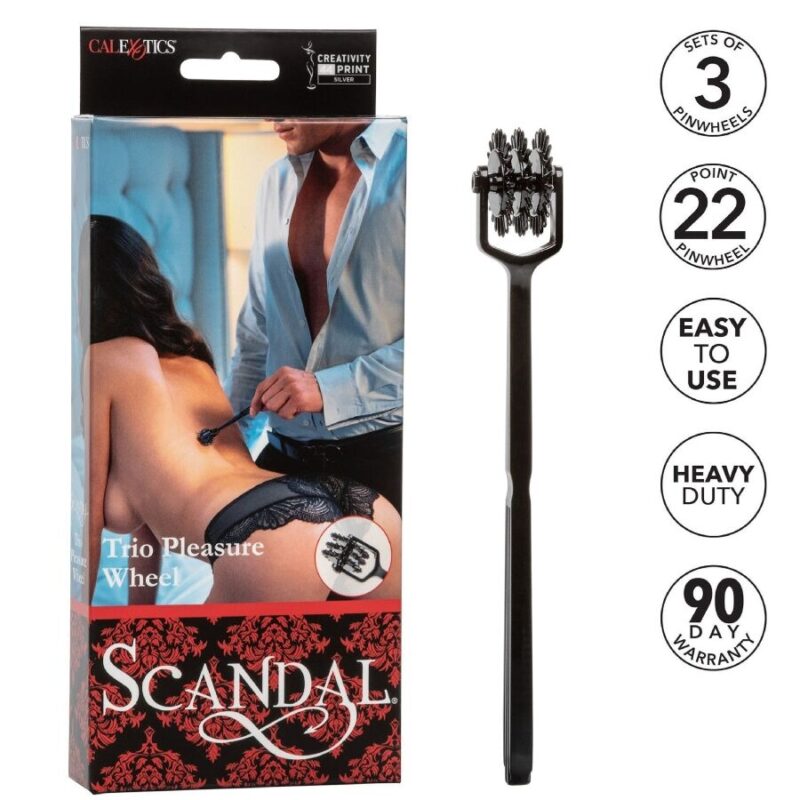 Tripla ruota del piacere 'Scandal Trio Pleasure Wheel' CALEXOTICS - immagine 4