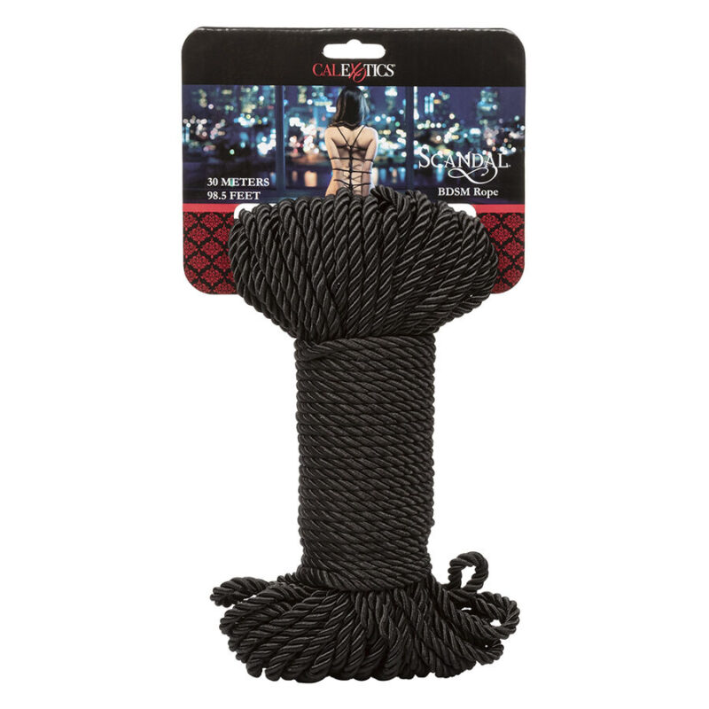 CALEXOTICS – SCANDAL CORDA NERA BDSM 30 M