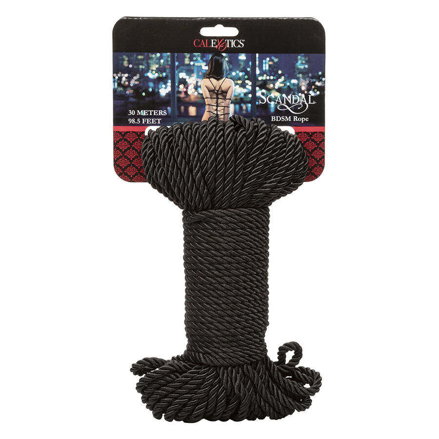 CALEXOTICS – SCANDAL CORDA NERA BDSM 30 M