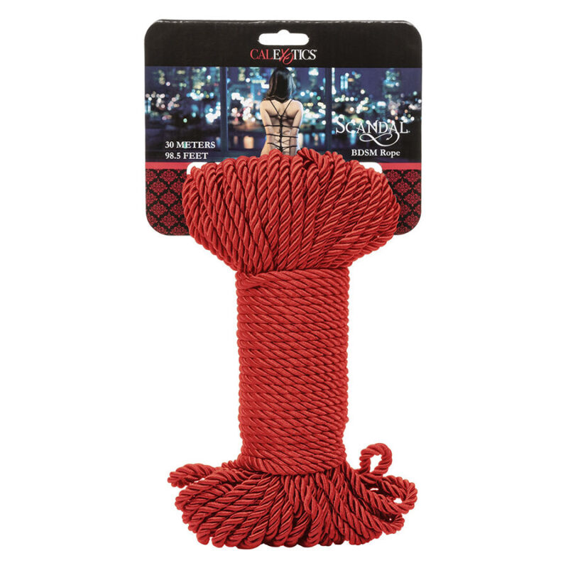 Corda rossa ‘Scandal BDSM Rope’ 30 m CALEXOTICS
