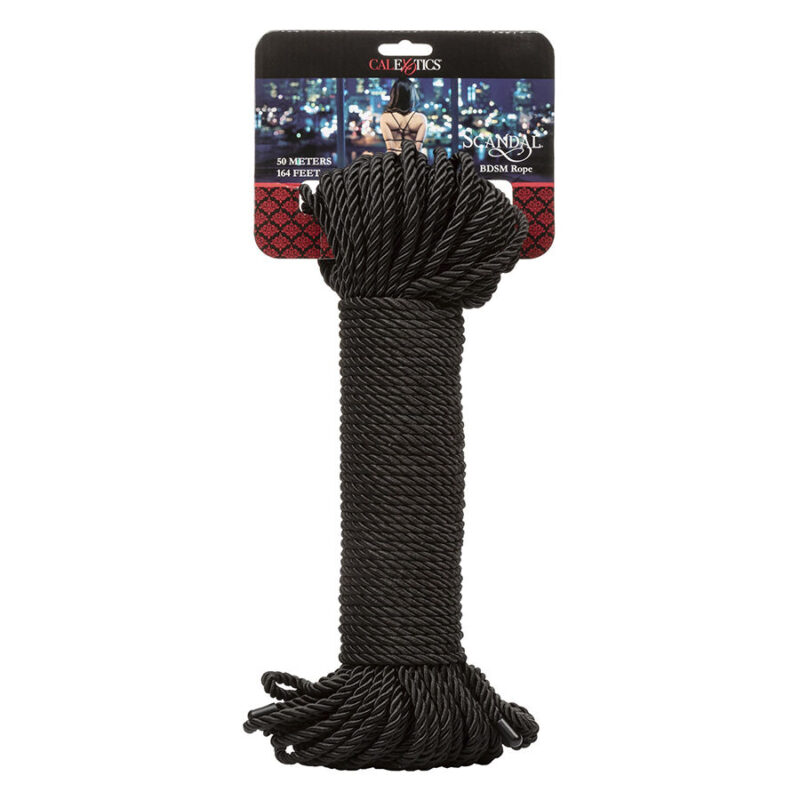 CALEXOTICS – SCANDAL  CORDA NERA BDSM 50 M