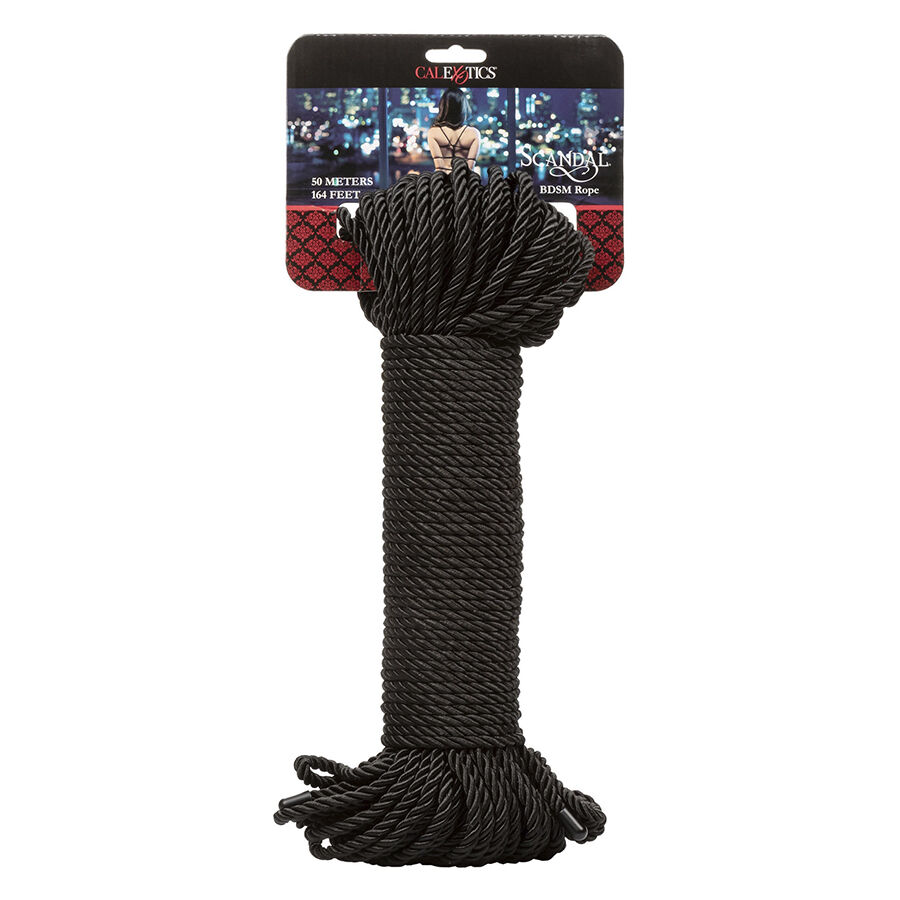 CALEXOTICS – SCANDAL  CORDA NERA BDSM 50 M