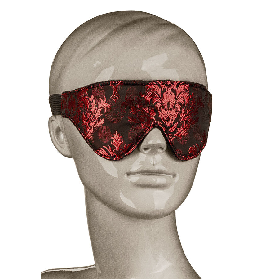 CALEXOTICS – SCANDAL MASCHERA OCCHI OPACA CON DETTAGLI ROSSI