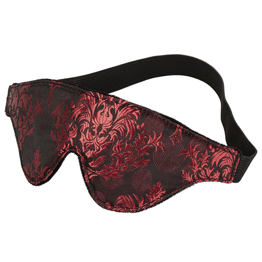 CALEXOTICS – SCANDAL MASCHERA OCCHI OPACA CON DETTAGLI ROSSI