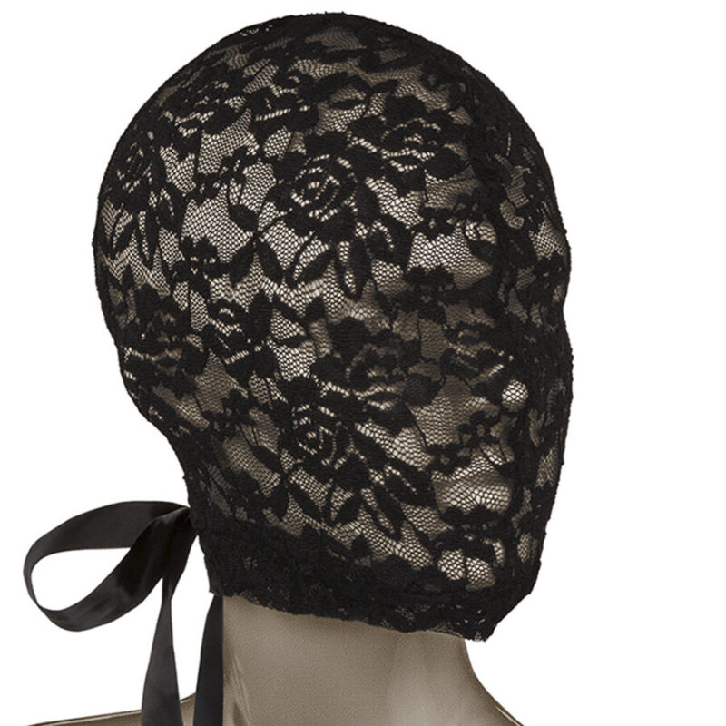 Cappuccio in pizzo nero ‘Scandal Corset Lase Hood’ CALEXOTICS