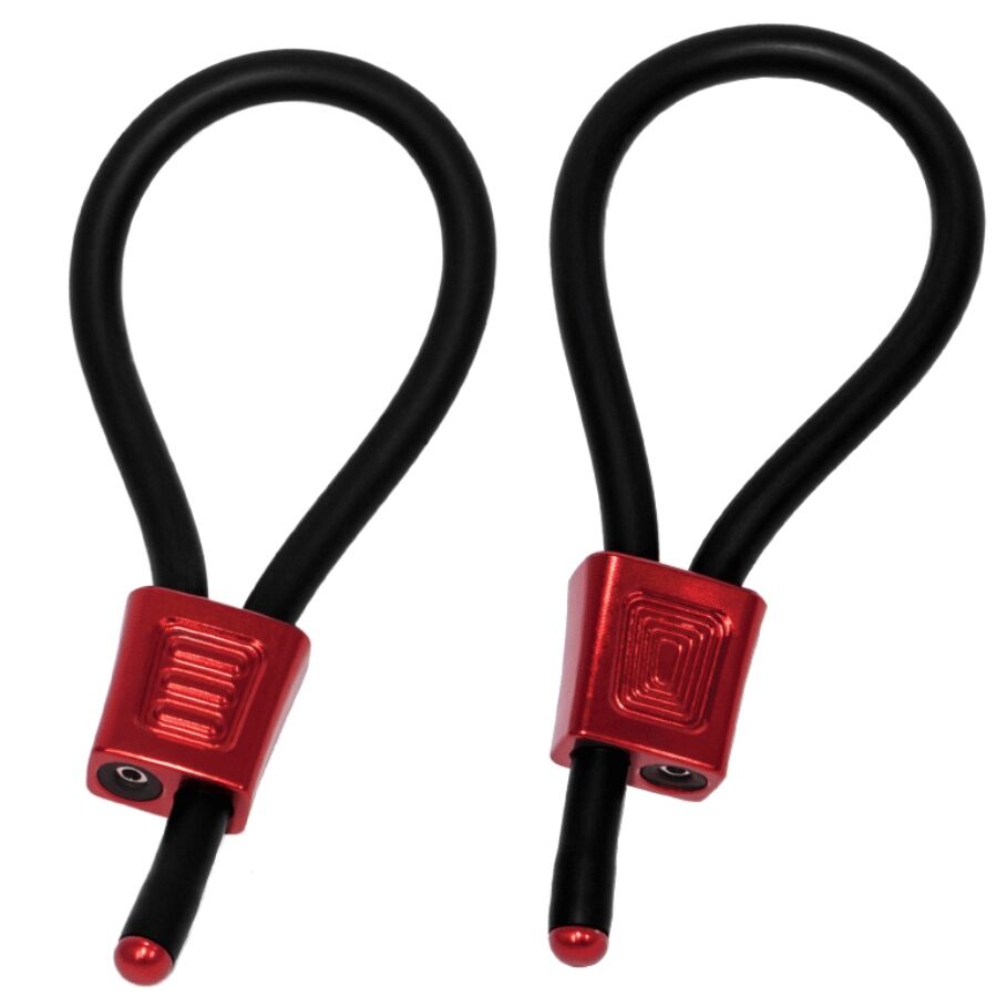 ELECTRASTIM – PRESTIGE ELECTRA LOOPS ANELLI PER IL PENE REGOLABILI ROSSI
