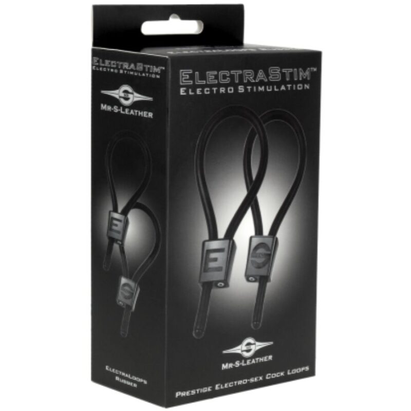 ELECTRASTIM - PRESTIGE ELECTRA LOOPS ANELLI PER IL PENE REGOLABILI NERI - immagine 3