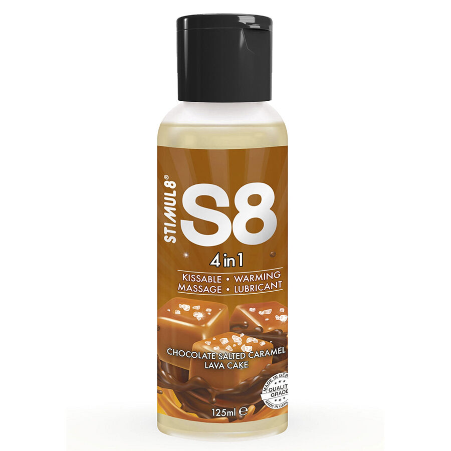 STIMUL8 – S8 LUBRIFICANTE 4 IN 1 AL CIOCCOLATO E CARAMELLO SALATO 125 ML