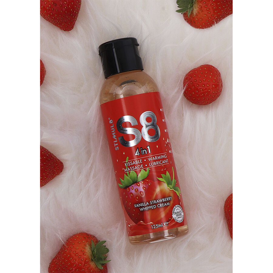 STIMUL8 – S8 LUBRIFICANTE 4 IN 1 AL DESSERT ALLA FRAGOLA 125 ML