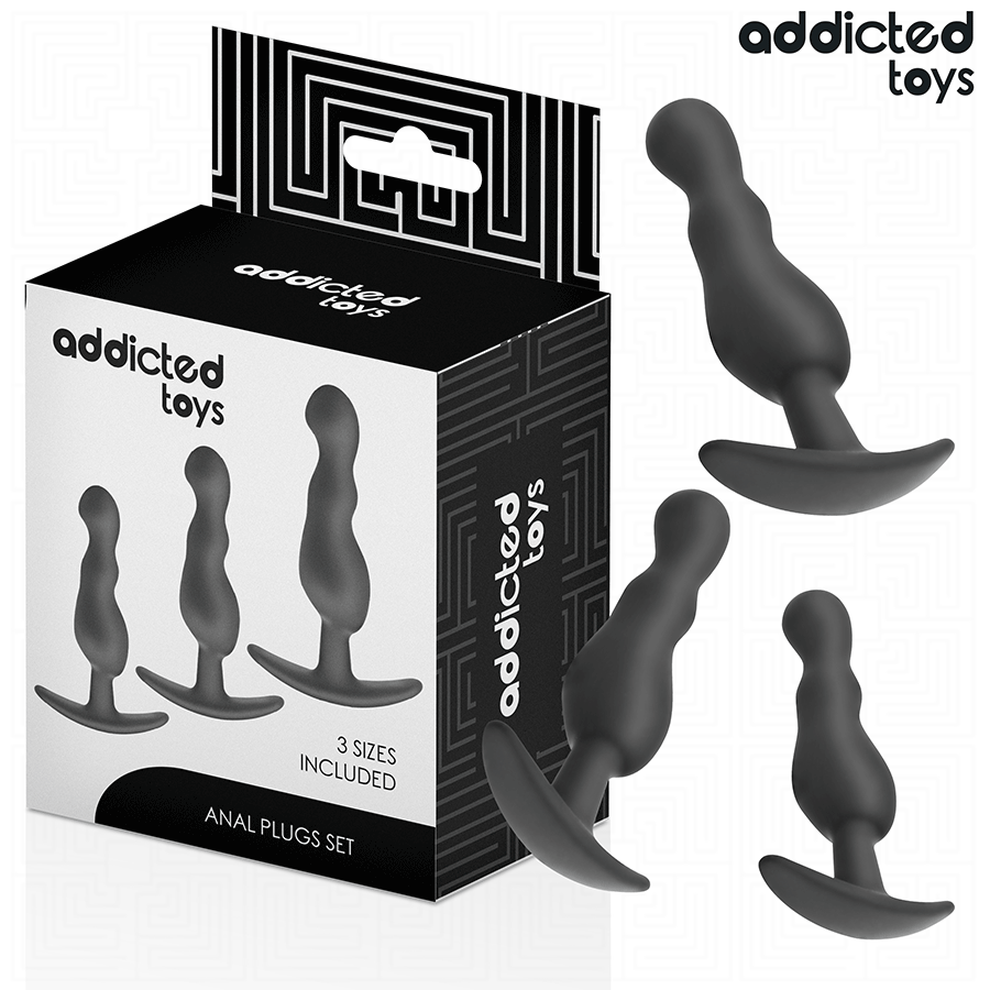 ADDICTED TOYS – SET DI 3 TAPPI ANALI MODELLO 1