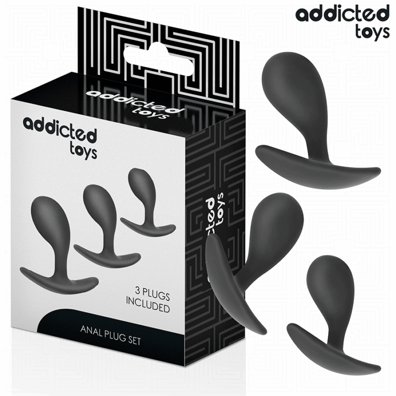 ADDICTED TOYS – SET DI 3 TAPPI ANALI MODELLO 3