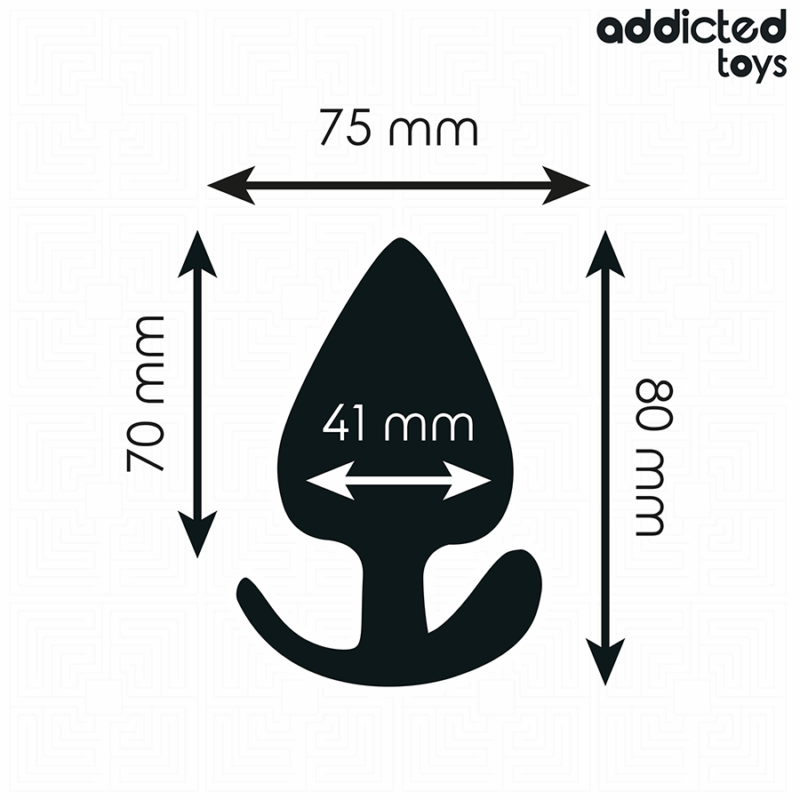 ADDICTED TOYS - TAPPO ANALE TAGLIA L 8 CM - immagine 4