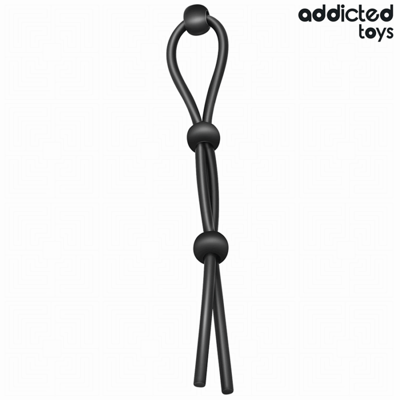 ADDICTED TOYS – CORDA IN SILICONE PER IL PENE A TRIPLO ANELLO