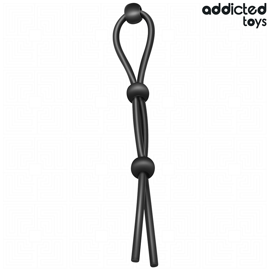 ADDICTED TOYS – CORDA IN SILICONE PER IL PENE A TRIPLO ANELLO