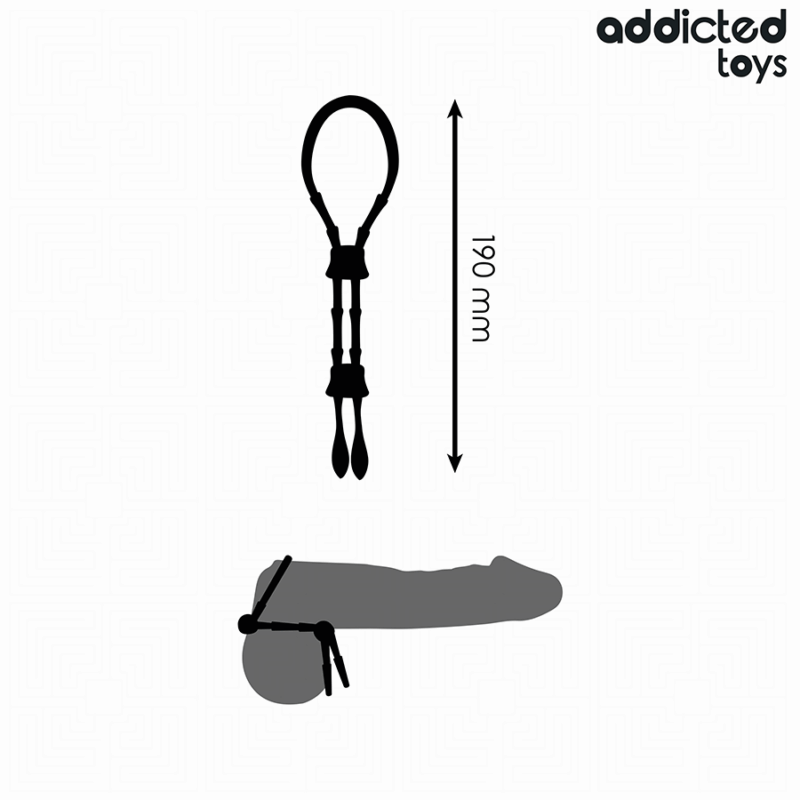 ADDICTED TOYS - CORDA IN SILICONE REGOLABILE PER IL PENE - immagine 4
