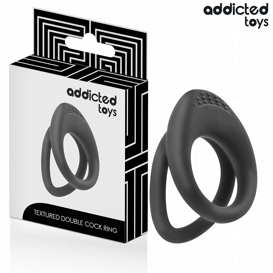 ADDICTED TOYS – ANELLO PER PENE A DOPPIA TEXTURE